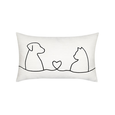 Faithful Friends Indoor/Outdoor Pillow Cover & Insert