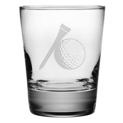 Verre à la boule de golf et le tee 13 oz.