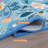 Nature Voja Floral Non-Slip Machine Washable Colorful Modern Area Rug in Blue for Living Room, Bedroom, Hallway Runner, Entryway Rugs-1278064422
