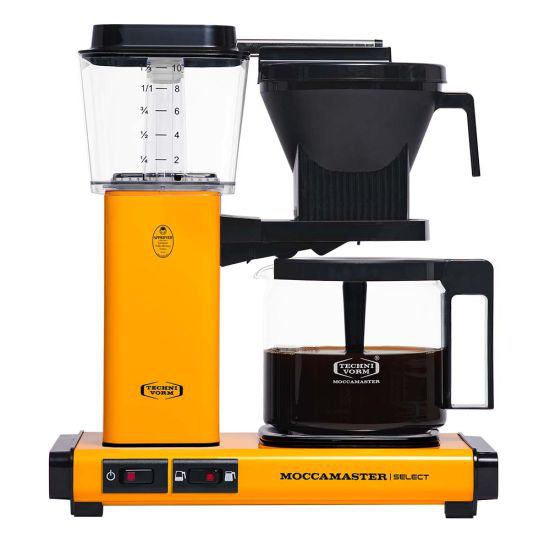 Moccamaster Kbg Select, Best Filter Coffee Machine, Handmade In The Netherlands, Retro Design, 1.25 Litres, Yellow Pepper - 53815 - Image 7