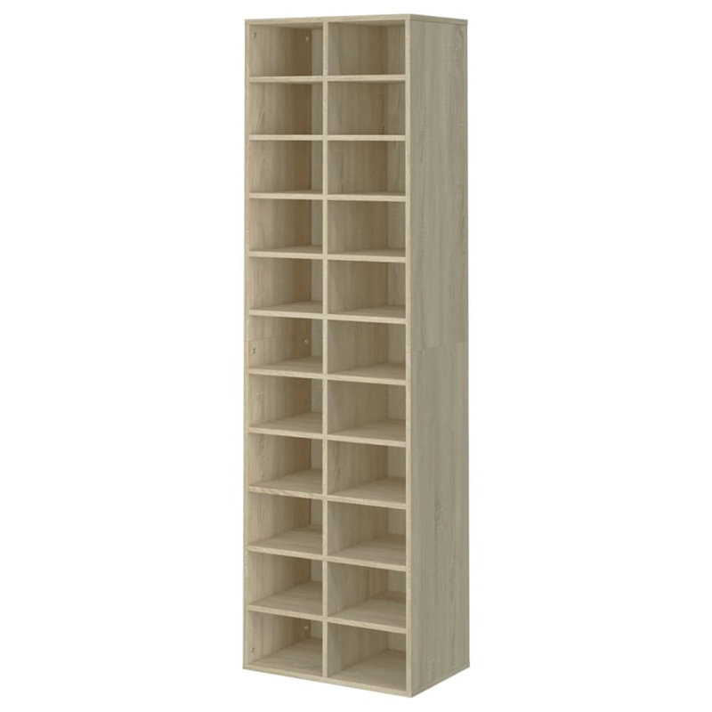 22 Pair Shoe Storage, Sonoma Oak