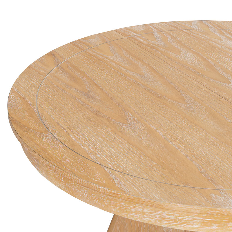 Ensemble de table de salle à manger extensible pour 4 à 6 personnes avec 4 chaises rembourrées, ensemble de table de cuisine rustique de 42 à 58 pouces avec finition vieillie pour la salle à manger et la cuisine
