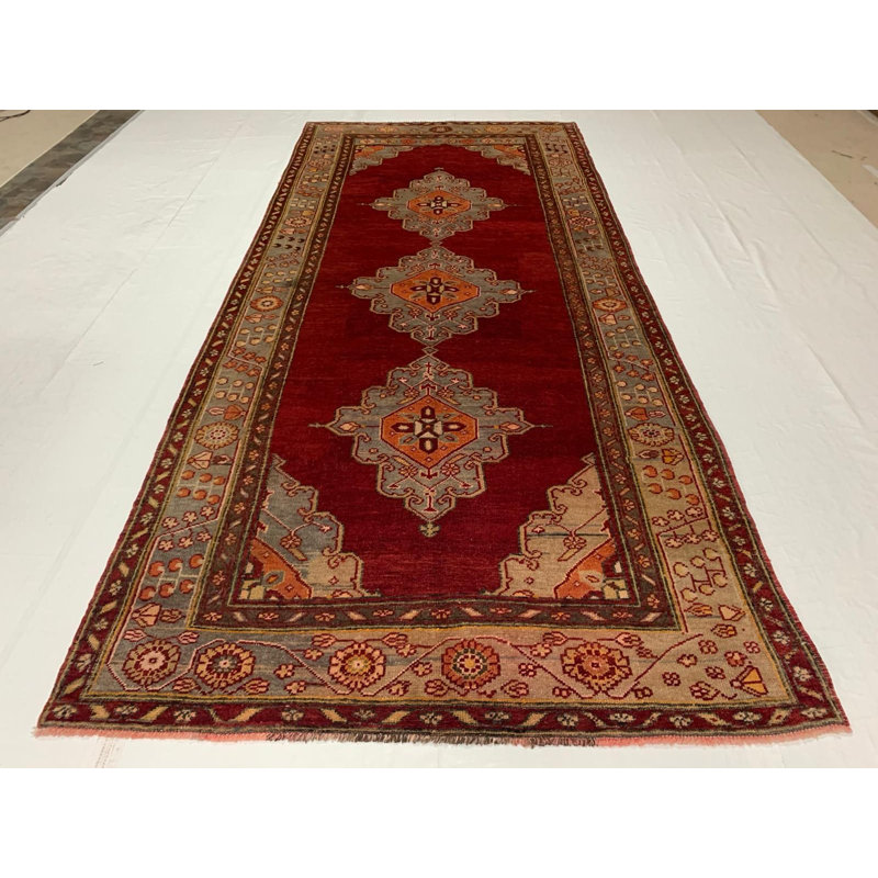 Tapis Dakhia fait à la main 5 x 11 po Anatolian