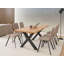 Extendable Metal Base Dining Table