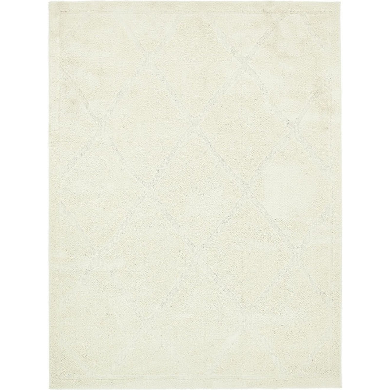 Lattice Oriental Indoor Rug, Rectangle 9' x 12'