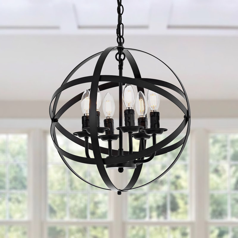 Lustre sphérique unique à 6 lumières Gagnier