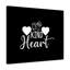 Kind Heart - Wrapped Canvas Print