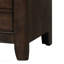 Commode antique brun avec tiroirs en cèdre