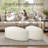 Upholstered Ottoman-124809452