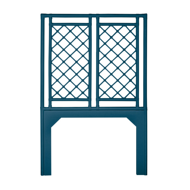X And Diamond Headboard, Pacific Blue, King