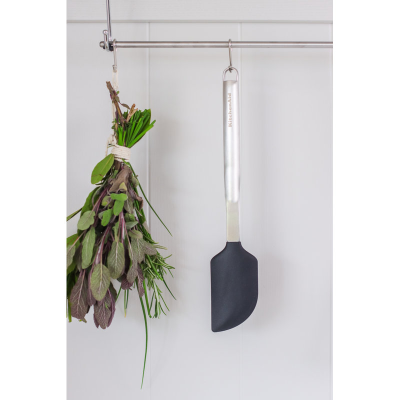  KitchenAid Premium Stainless Steel Scraping Spatula - Black