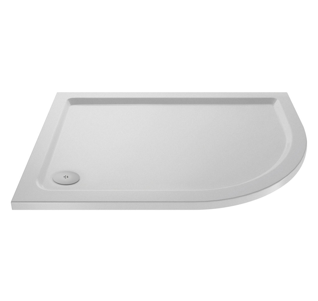 Slip Resistant Offset Quadrant Shower Tray RH 900 X 760Mm