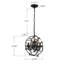 Luminaire suspendu sphère 4 lumières Celso