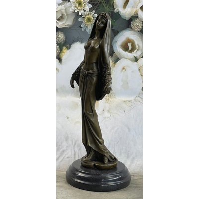 Gardner Signed Original Middle Easter Persian Princess Bronze Museum Quality Artwork Sta