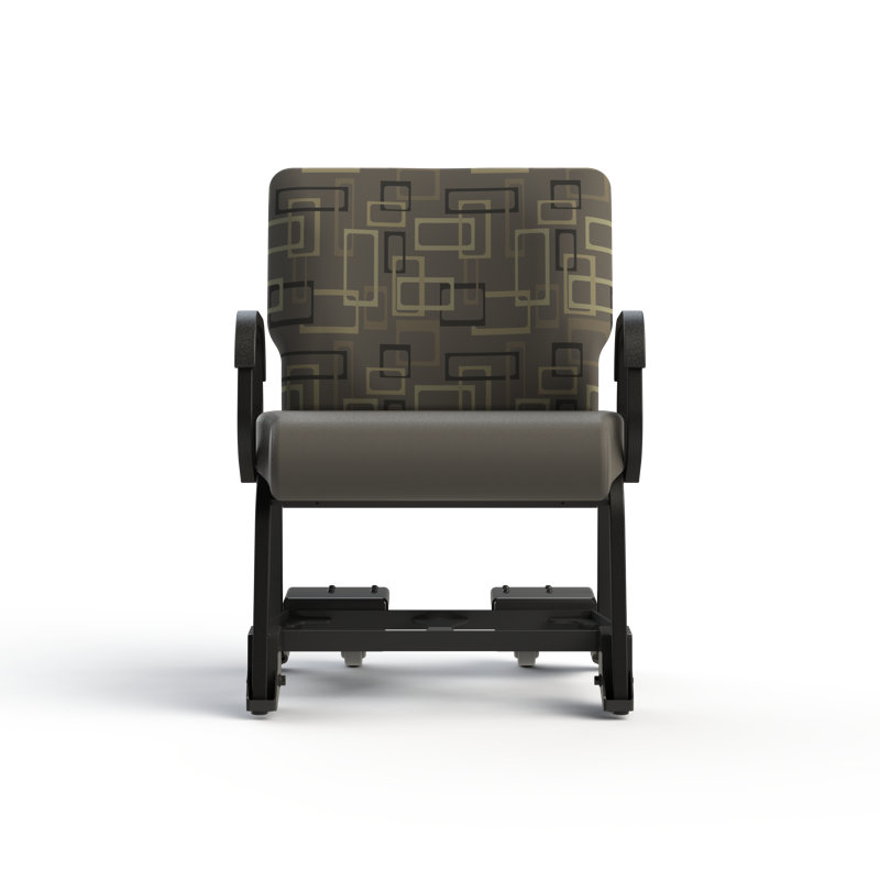 Chaise à accoudoir, gris
