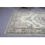 Grand tapis turc rétro Oushak - Tapis décoratif en laine antique pour le salon en vert