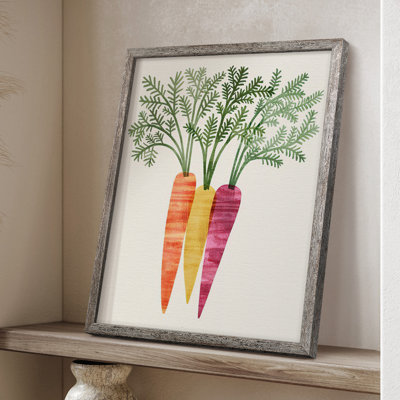 Organic Veg III Framed Print - Solid Wood