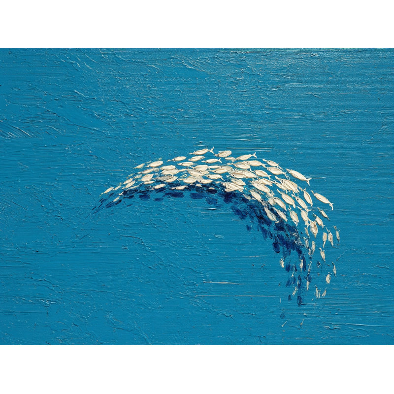 «Crescent School», art mural sur toile tendue