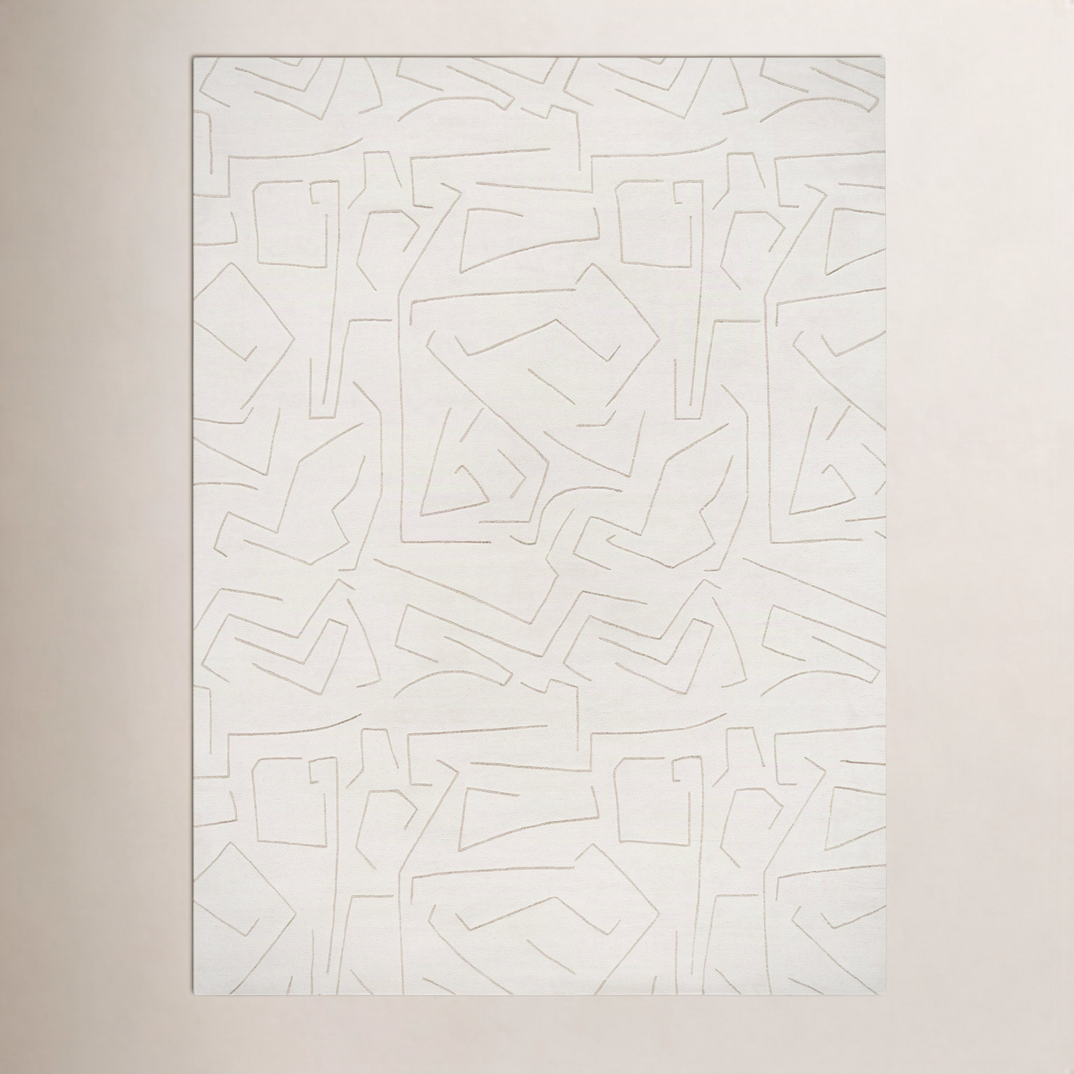 Lorette Hand-Tufted Abstract Rug, Rectangle 2' x 3'