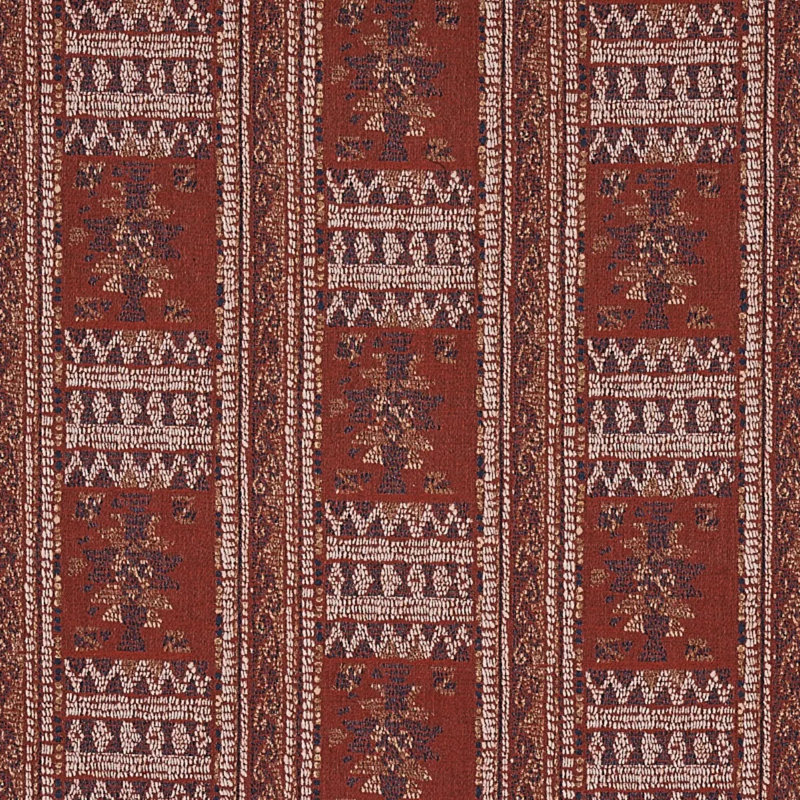 Maracena Jacquard Fabric, Red
