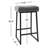 Pantanella Upholstered Counter Stool with Metal Frame-1975575028