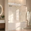 Porte de douche coulissante sans cadre Serienty 56"-61" L x 60" H avec verre clair de 3/8" (10 mm) chromé-97146971