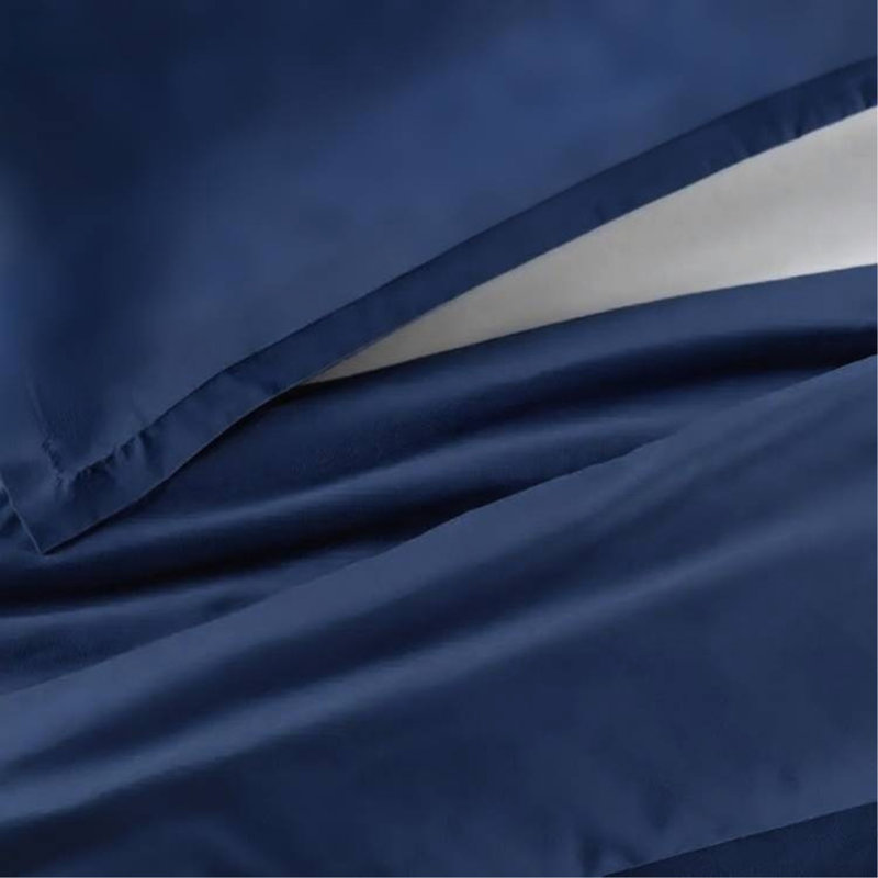 Housse de couette unie bleu marine, Housse de couette pour grand lit, Marine