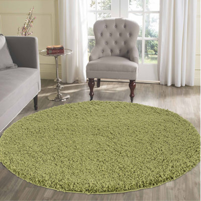 Esterly Solid Colour Shag Area Rug