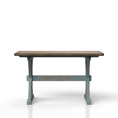 X Based Counter Height Casual Dining Table