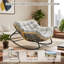 Chaise berçante d'extérieur surdimensionnée Papasan-2101134294