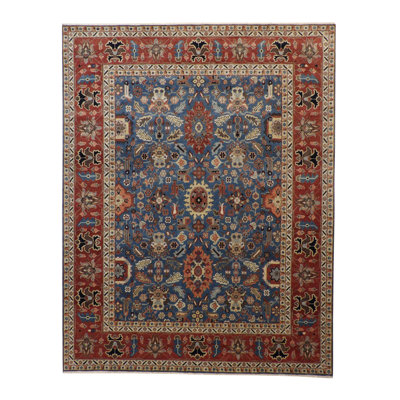 Bhoori One-of-a-Kind 7.10X10.0 Area Rug Blue