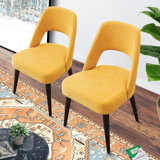 Chaise d'appoint rembourrée Argent