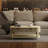 Solid Wood Modern Coffee Table with Hidden Drawers and Storage Shelf – White-washed  Finish, Fluted Design, Living Room Coffee Table-1011492306