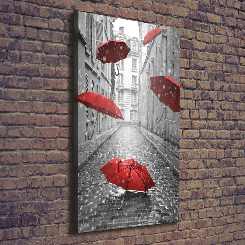 Parasol France - Wrapped Canvas Print
