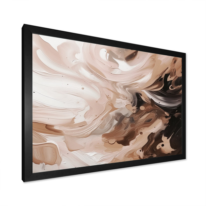 Roxanna dansant avec de l'eau IV, Cadre photo noir, H 16 po x l 32 po x P 1 po