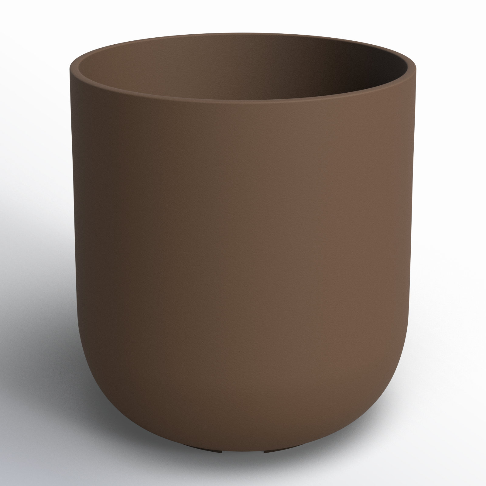 Mason Series Kona Planter, 1, Espresso, 10.25" H x 10" W x 10" D
