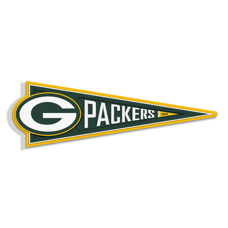 NFL Green Bay Packers Pennant Sign