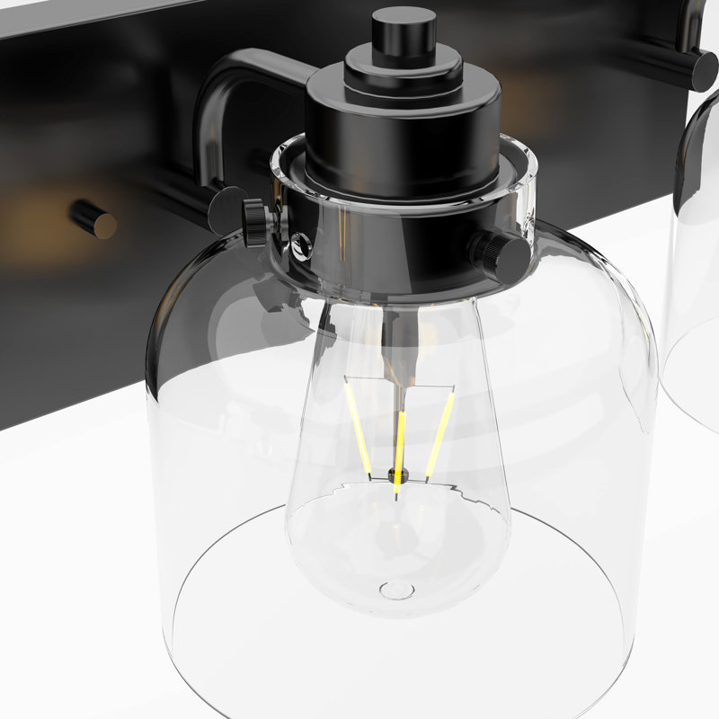 Beaudoin 3 - Light Dimmable Vanity Light, Matte Black