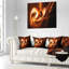 Fractal Smoke Texture Brown - coussin imprimé abstrait-29350431-29350427
