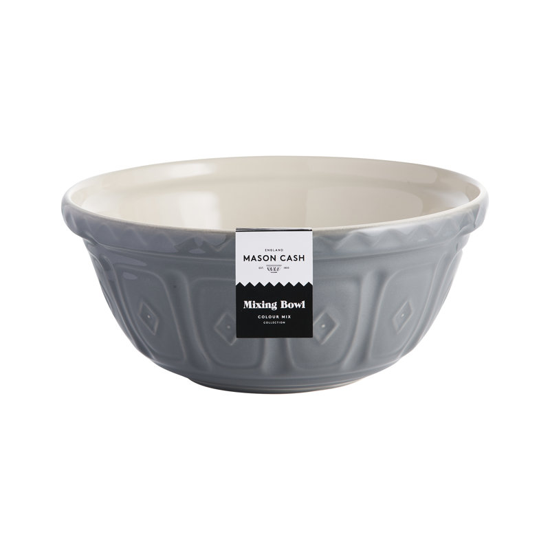 Colour Mix, Mixing Bowl, Grey, 29cm