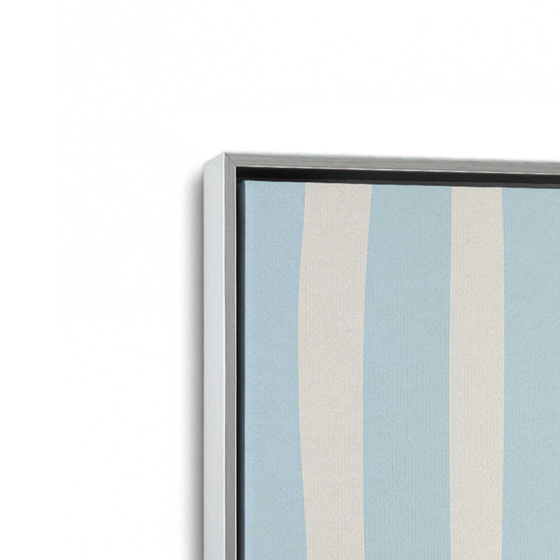 «Happy Tea Time», ensemble de 2 impressions, 48 po x 32 po, Toile avec cadre, Chrome poli