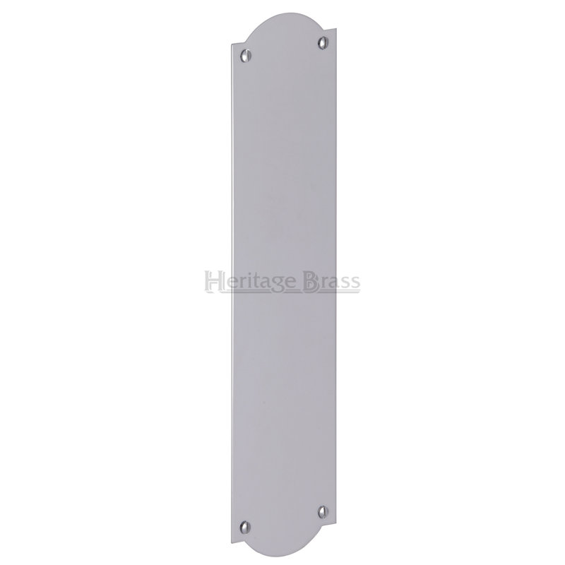 Heritage Brass Shaped Heritage Fingerplate, Antique Brass