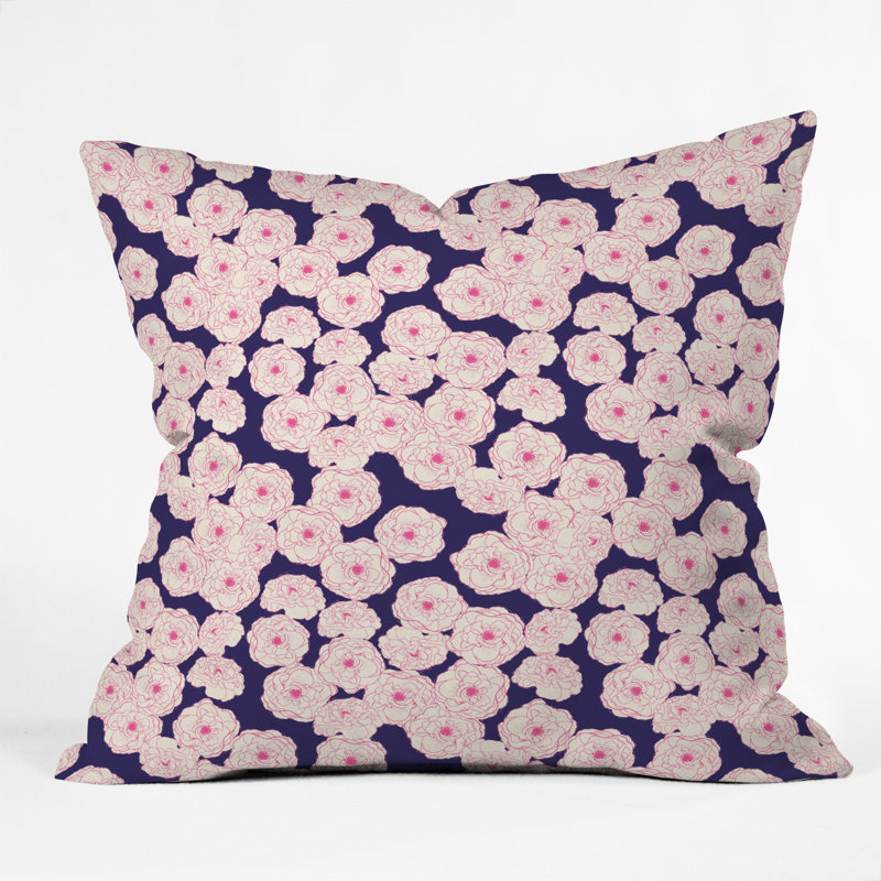 Coussin de sophistication floral joy laforme, 18 po x 18 po