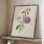 Antique Garden Bouquet III, reproduction encadrée - bois massif