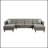 Hatun Faux Leather U-Shaped Sectional Symmetrical-1349320023