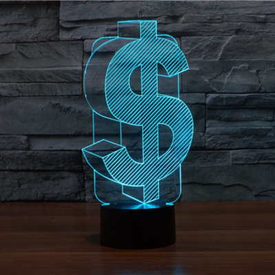 Lumière de nuit à enseigne de dollar