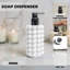 Ensemble d'accessoires de salle de bain 2 pièces, distributeur de savon en résine et porte-brosses à dents pour salle de bain d'invité, appartement et dortoir, Better Trends Nova-129480803