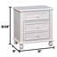 Commode double 6 tiroirs Kerie