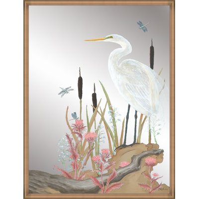 Nothing To Egret II Mirror