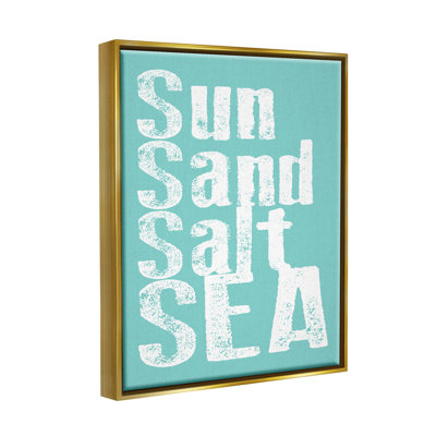 «Sun Sand Salt Sea», estampe numérique par Alli Rogosich